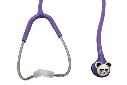 Jeashia 5 ClearSound Kids Stethoscope - Real Working Medical Tool with Fun Cartoon Heads for Pediatric Exams, Nurse