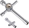 Share Goo Aluminium Cross Wrenches Sleeve 4mm to 17mm Glow Plug Socket Hex Driver for RC Car Truck Crawler