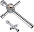 Share Goo Aluminium Cross Wrenches Sleeve 4mm to 17mm Glow Plug Socket Hex Driver for RC Car Truck Crawler