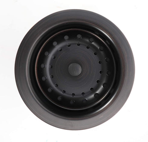 3-1/2 Inch KONE Kitchen Sink Drain ORB Assembly with Strainer Basket/Stopper, All Stainless Steel Durable and Rustproof