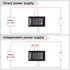 AKK LED Digital Voltmeter Ammeter, Blue Red LED Dual Digital Display Voltage Meter