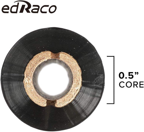 8 2.52" 244'(64mm 74m), 0.5 Rolls Desktop Thermal Transfer Ribbons -Enhanced Wax, x x Core, for Zebra Desktop Printer