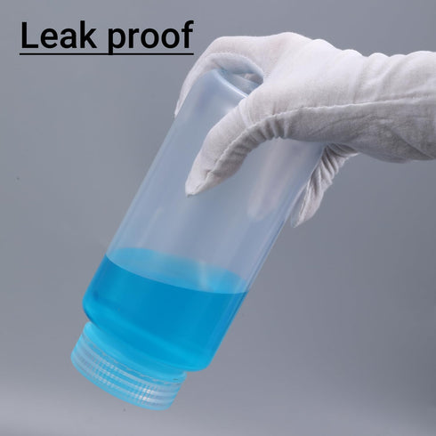 16.9 oz Wide Mouth Lab Reagent Bottle, Sealed Leak-proof Clear PP Container, Pill Bottle, Water Sample Bottle (2 Pcs)