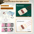 Magnetic Physics Optical Experiment Kit with Adjustable Triple Laser Source, Prisms, Reflectors, Educational Lab