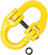 Mytee Products 4 Pack Grade 80 3/8" Safety Chain Connector Hammer Lock Link for Trucks - 7100 lbs WLL Forged Alloy Steel