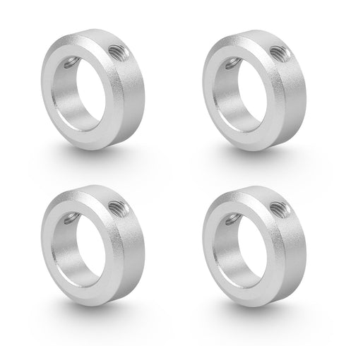 4pcs Clamp-on Shaft Collar Aluminum Alloy Bore Shaft Collars 20mm Bore Size 32mm OD for CNC Machine Tools