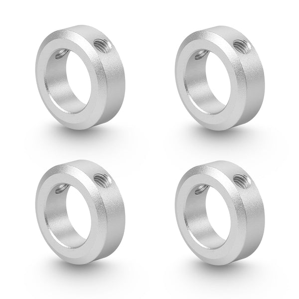 4pcs Clamp-on Shaft Collar Aluminum Alloy Bore Shaft Collars 20mm Bore Size 32mm OD for CNC Machine Tools