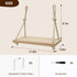 Cubicle Shelf Hanging, Office Cubicle Wall Shelf with Rope Adjustable Hooks, Office Decor Desk Accessories, Organizer