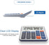 Desktop Calculator, Large LCD Display, 12 Digit Handheld Portable Pocket Basic Calculator for Office, Home, School Use