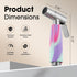 Mornwaen Handheld Bidet Sprayer Head,Stainless Steel Muslim Shower Head for Toilet,Adjustable Pressure Jet Sprayer