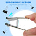 Binder Clips Assorted Sizes, 208 PCS Metal Black Clips, Office Supplies File Clamps Paper Clips in 6 Boxes