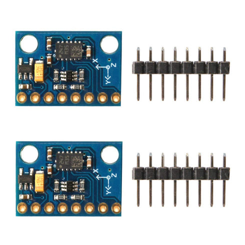 Comimark 2Pcs MMA8452Q Module Digital Triaxial Accelerometer, Precision Tilt 3-Axis