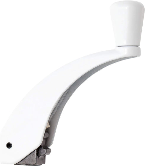 Ideal Security Fold-Down-Handle Window Cranks, Replacement for Standard Casement Window Handles with 11/32" Spline Shaft, White 2 Count, (Pack of 1) by Ideal Security