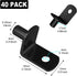 Cerpourt 40 Pegs,1/4 Inch Closet Pcs Shelf Pins L-Shaped Shelf Support Pegs,Bookshelf Pegs for Shelves,Cabinet Shelf