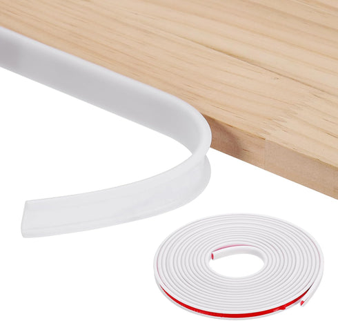uxcell U-Shape Edge Banding, 0.35 Inch x 19.7Ft TPE Self-Adhesive Veneer Edging