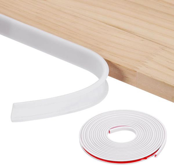 uxcell U-Shape Edge Banding, 0.35 Inch x 19.7Ft TPE Self-Adhesive Veneer Edging