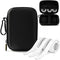 Phomemo D30 D35 Label Marker with Black Case, 3 Rolls of White Label Tapes, Waterproof Storage Bag, 160 Tapes/Roll