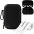 Phomemo D30 D35 Label Marker with Black Case, 3 Rolls of White Label Tapes, Waterproof Storage Bag, 160 Tapes/Roll