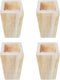 Generic Solid Wood Heightened Slotted Bed Legs,Sofa Legs Coffee Table Bedside Tables Furniture