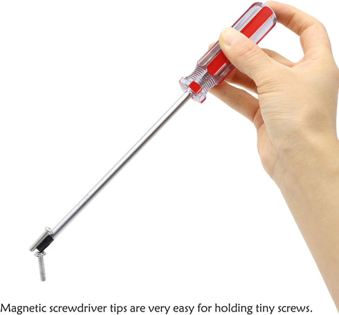 T15 T20 T25 T27 T30 Torx Screwdriver Set, 6inch Magnetic Driver Star Bit for Computer Repairing