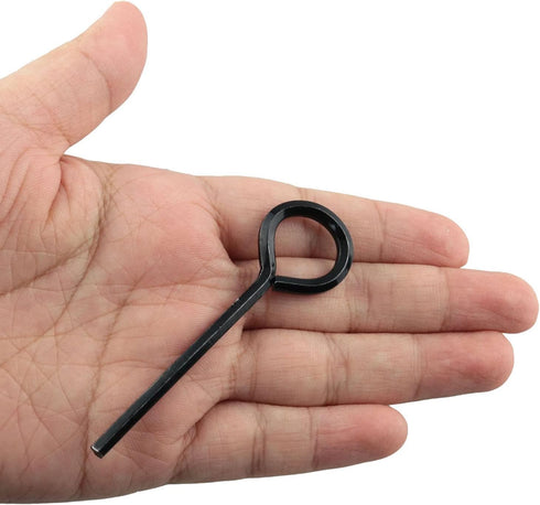 1set Annular Allen Wrench Set - Standard Dogging Key for Push Bar Panic Exit Devices, Keychain Included
