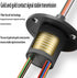 Slip Ring Electrical Connector, Motor Slip Ring Rotating Connector with 3 Wires, 30A Diameter 22mm