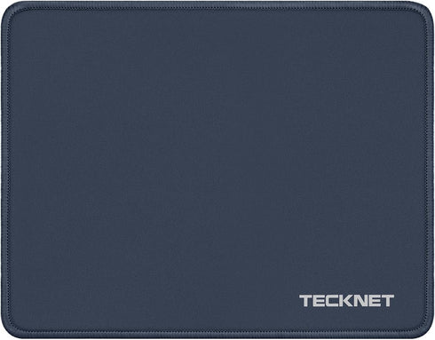 TECKNET Mouse Pad with Anti-fray Stitchin, Waterproof Surface & Non-Slip Rubber Base with