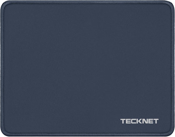 TECKNET Mouse Pad with Anti-fray Stitchin, Waterproof Surface & Non-Slip Rubber Base with