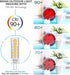 G4 Bulb Dimmable,Soft 3000K,Bi-pin T3 12V AC/DC,60-70W Path,4-Pack LED Warm White JC Type Halogen Replacement
