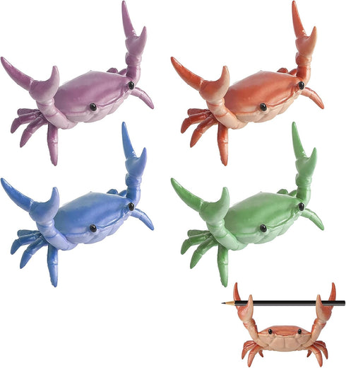 Generic 4PCS Desk Crab Pen Holder,Creative Crab Pen Holder,New Cute Crab-Shaped Pen Holders,Weightlifting