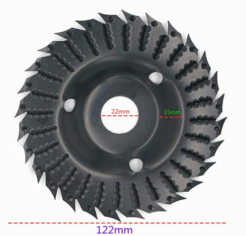 Grinder Wood Carving Disc, Tungsten Carbide Grinding Wheel Shaping Disc for Wood Sanding Tool