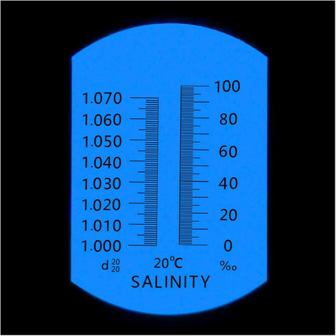 VGVGV 0-100% Brix Refractometer, Handheld Seawater Salinity Meter Sodium Chloride Concentration Refractometer for Wine
