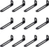 uxcell 25Pcs Adjustable L-Shape Corner Brace, 0.9" x 2.9" x 0.6" Metal