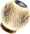 DELURA Minimalist Table Lamp, Color Changing Rechargeable Night Light, Crystal Sphere Table Lamp,