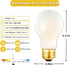 Bulbs 40W, E26 Dimmable Bulbs 4W, 4000K White,400LM, AC120V, A19 Bulbs 90 CRI,6Pack Frosted Vintage LED Edison LED