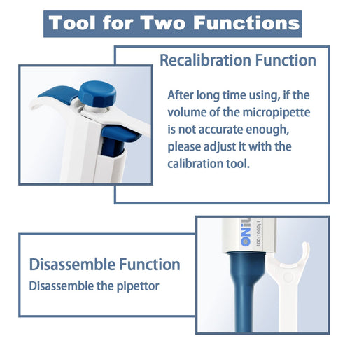 ONiLAB 1000-5000µl Multi-Volume Adjustable Autoclavable Micropipette, Single Channel, 7010101017