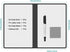 Portable Reusable Dry Erase Board, Double-Sided White Board with PU Cover 9.5"x6.6", Marker and Wipe Cloth