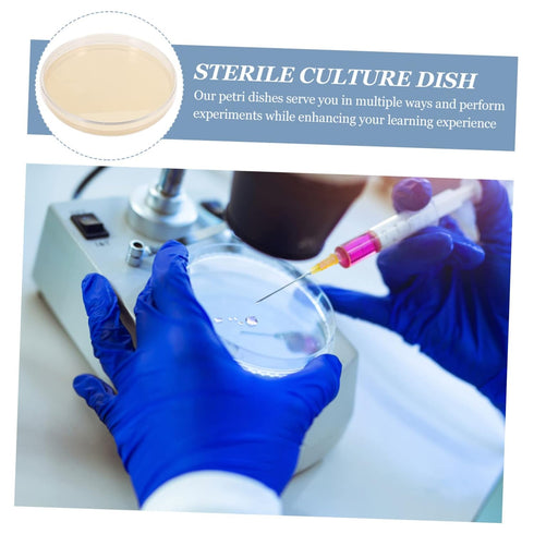 Agar Plates 10pcs Nutrient Agar Plates, Borosilicate Glass Petri Dishes for Plastic Plants Laboratory Round Colombia