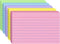 Index Cards 4x6, 200 Sheets, Ruled Color Flash Cards for Effective Studying