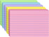 Index Cards 4x6, 200 Sheets, Ruled Color Flash Cards for Effective Studying