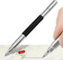 Black Alloy Scribe Pen - Carbide Metal Glass Tile Cutting Marker Pencil for Metalworking, Woodworking Hand Tools