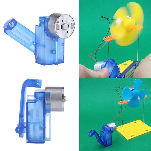 3V~6V Hand Crank Driven Electricity Generator Mechanical Emergency Power Education Kits Hand Crank Generator Hand