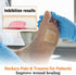 Carbou Silicone Foam Dressing with Adhesive Gentle Border, 3"x3" Waterproof Wound Dressing Bandage, 10 Pack