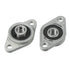uxcell 4pcs KFL08 8mm Zinc Alloy Self Aligning Pillow Block Flange Bearing, Pack of 4