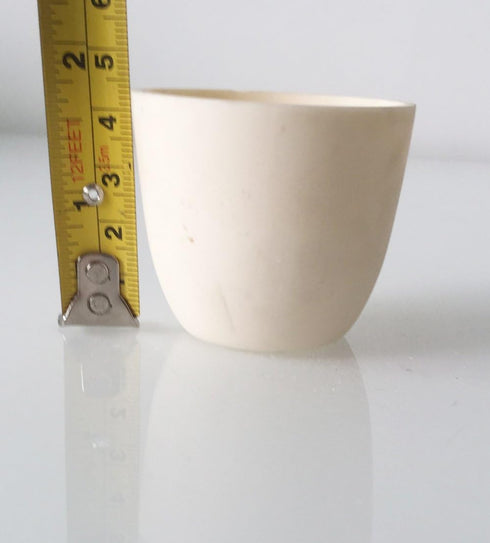OTOOLWORLD 99.3% Alumina Crucible Al2O3 Assay Crucible for Lab Laboratory (40ml)