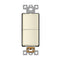 LIDER Minimalist Design Matte Finish Lighted Double Switch, Combination Frameless Decorator Switch