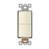 LIDER Minimalist Design Matte Finish Lighted Double Switch, Combination Frameless Decorator Switch
