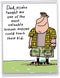 NobleWorks Jumbo Funny Father's Day Card w/Envelope, 8.5 x 11, Humor Notecard, Gift for Dad, Stepdad, Grandpa, Papa -