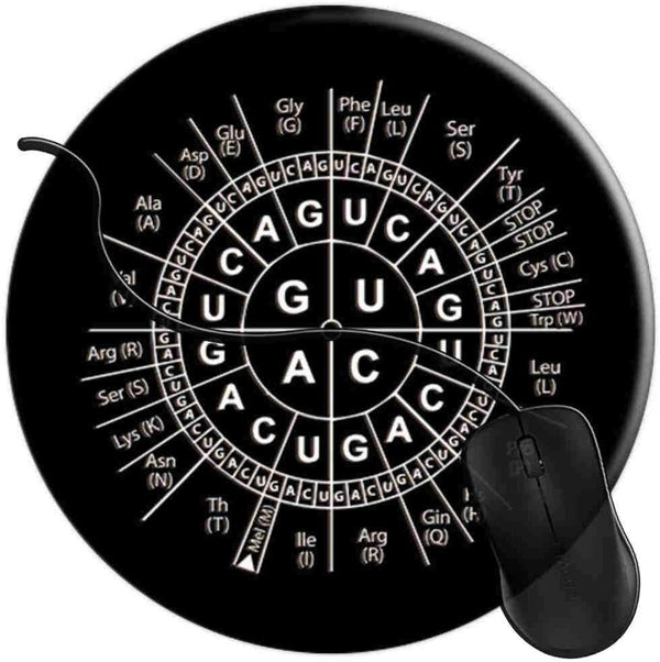 Mouse Pad for Computers,Gaming Mouse-Pads Office for Laptop Mouse Mat for PC Non Slip Mice Pad Biology Genetic Code Sun Science Fun 2T2267 by SUFPMP