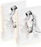 senya Spiral Notebook Ruled 2 Pcs, White Horse Journals for Study and Notes, 60 Pages with Durable Hardcover